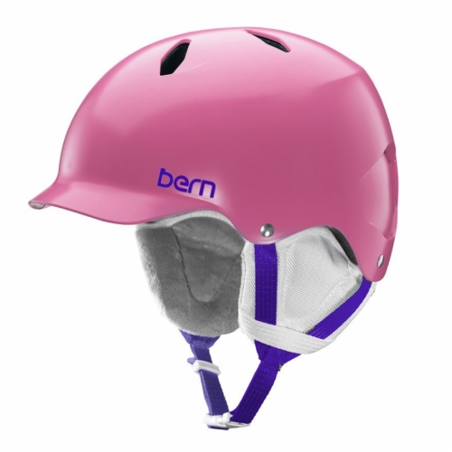 Dívčí helma Bern Bandita satin pink1
