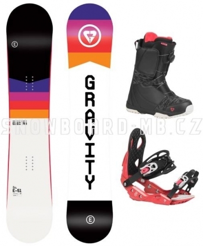 Dámský snowboardový komplet Gravity Electra (boty s kolečkem)1
