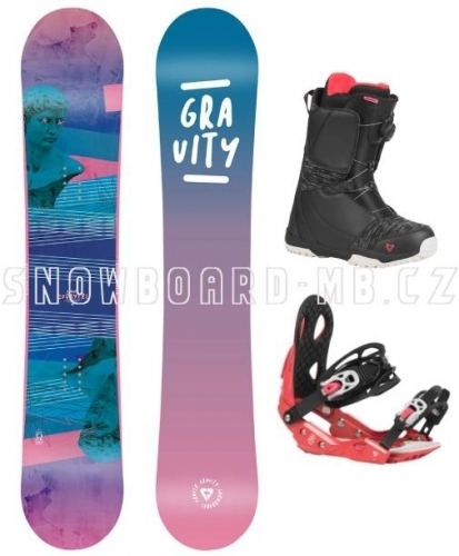 Dámský snowboardový komplet Gravity Voayer (boty s kolečkem)1