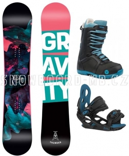 Dívčí dětský snowboardový komplet Gravity Thunder Jr 2021/221