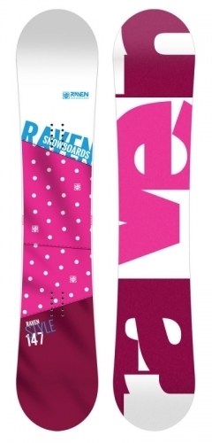 Dámský snowboard Raven Style pink1