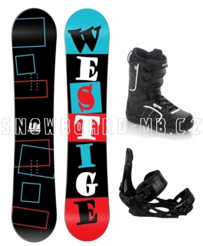 Pánský snowboard komplet Westige Square s botami Raven - AKCE1