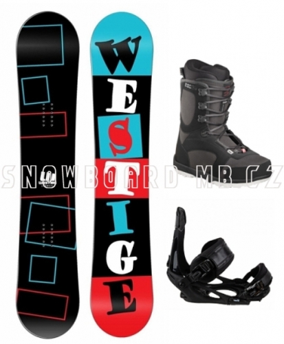 Snowboardový komplet Westige Square s vázáním a botami Head - AKCE1