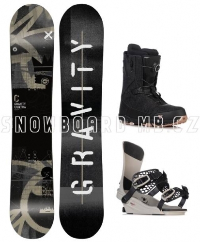 Snowboardový komplet Gravity Contra 2022/23 (boty s kolečkem)1