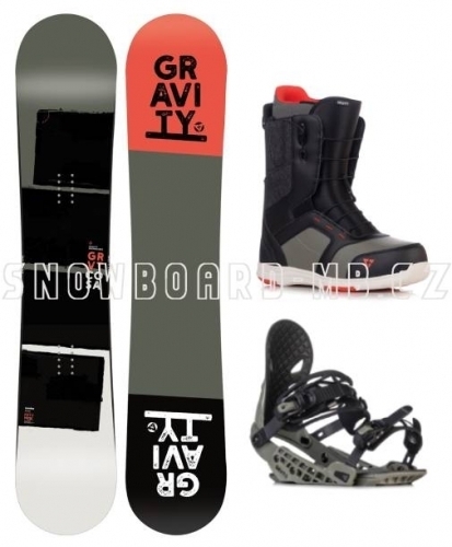Snowboardový set Gravity Cosa 2022/23 (rychloutahovací boty s Atop kolečkem)1