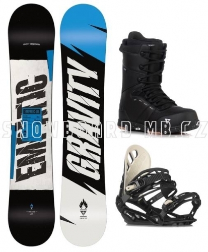 Juniorský snowboard komplet Gravity Empatic 2022/231