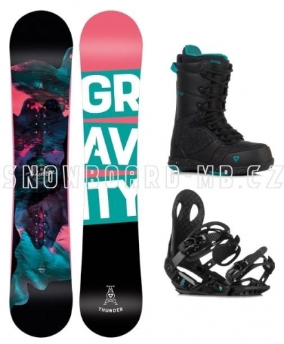 Dívčí snowboardový komplet Gravity Thunder Jr 2022/231