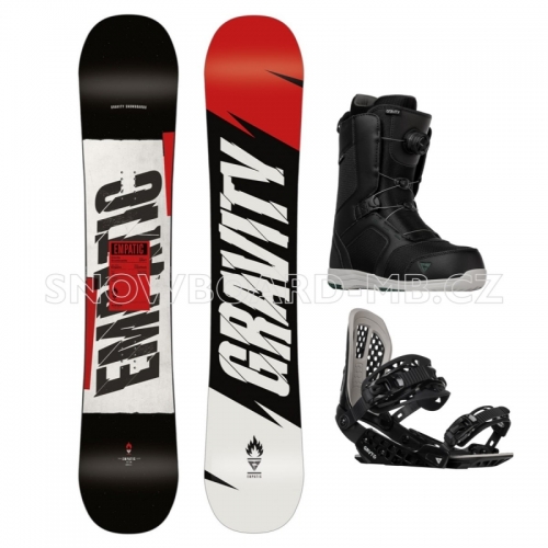 Pánský snowboardový komplet Gravity Empatic s botami s kolečkem1
