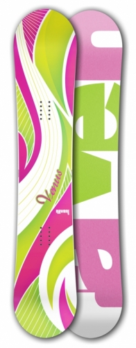  Dámský snowboard Raven Venus green/pink1
