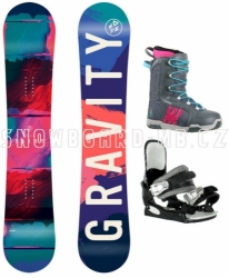Dívčí junior snowboard komplet Gravity Fairy