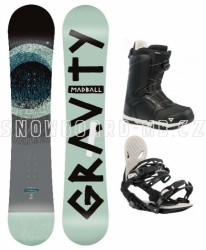 Snowboard komplet Gravity Madball (boty s kolečkem)