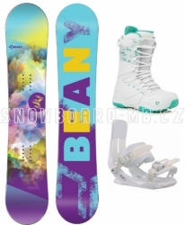Dámský a dívčí snowboard komplet Beany Meadow
