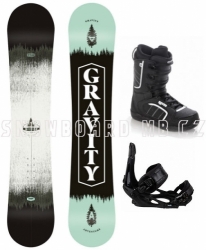 Snowboardový komplet Gravity Adventure s botami Raven