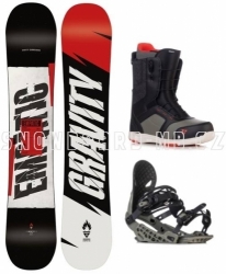 Freestyle snowboard komplet Gravity Empatic 2022/23 (rychloutahovací boty a atop kolečkem)